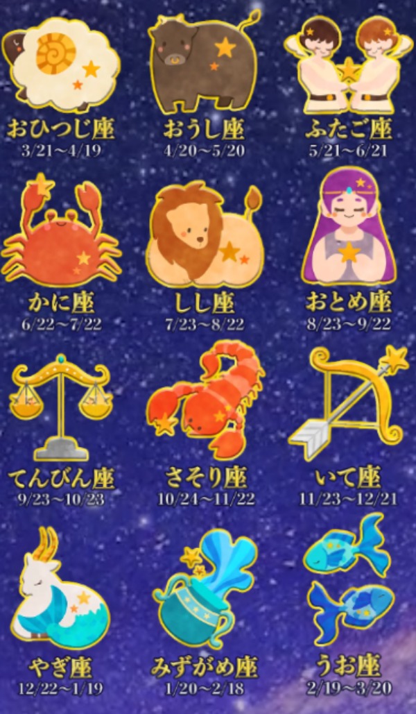 星座選択イメージ
