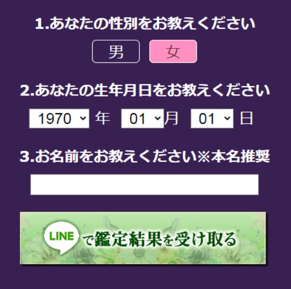 入力フォームイメージ