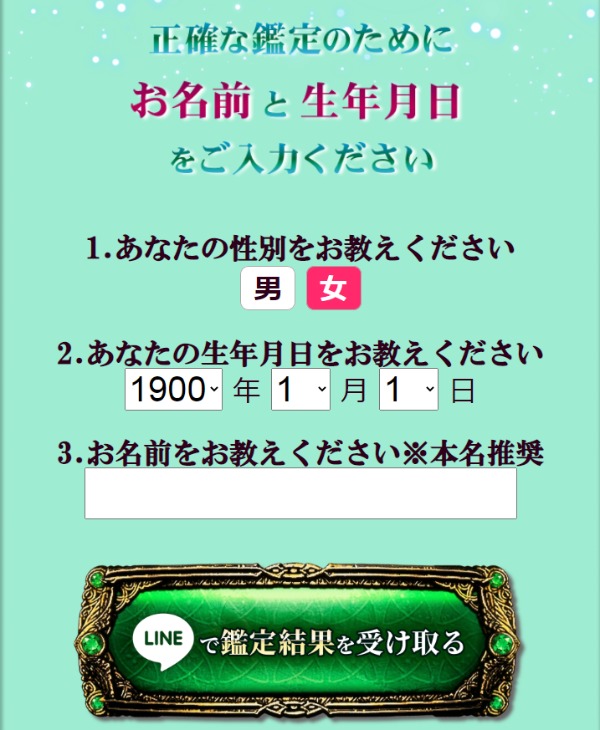 入力フォームイメージ